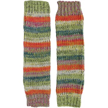 Bright Boho Multicolor Knit Long Arm Warmers - BT20LGREW