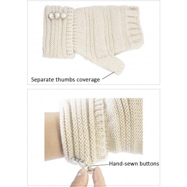 Dahlia Womens Cold Weather Arm Warmers & Fingerless Gloves Various Styles - B88DAH1AX