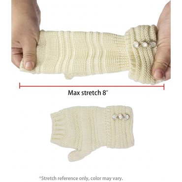 Dahlia Womens Cold Weather Arm Warmers & Fingerless Gloves Various Styles - B88DAH1AX