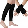 Hand Warmer Gloves Fingerless Mitten for Women Arm Warmer with Thumb Hole Leg Warmers for Women Knit Leg Warmer - BSGBFB16P