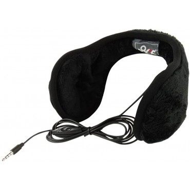 180s Women's Ear Warmers with Quantum Sound Lush Fleece Black - BWJHZ8SZU