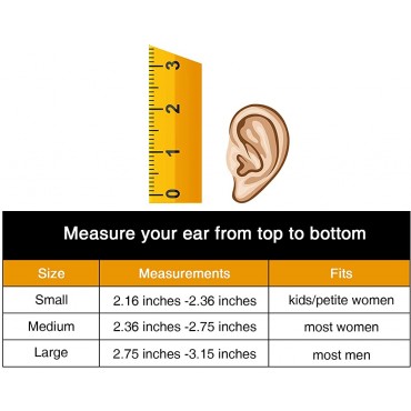 2 Pairs of Bandless Ear Warmers Earmuffs Warm Ear Covers for Men Women - BMA5ME66O