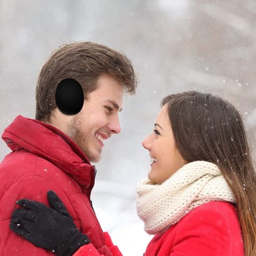 6 Pairs Earmuffs Bandless Fleece Ear Warmers Winter Ear Covers Unisex 6 Colors - B1SJNCP5X