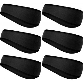6 Pieces Kids Ear Warmer Headband Stretch Winter Fleece Earmuffs Warm Ear Covers for Youth Toddler Boys Teen Girls Child Indoor Outdoor Athletic Sports Running Cycling - B1XWOSX3M