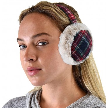 C.C Soft Winter Warm Adjustable Headband Ear Warmer Earmuffs - B6A43F7RM