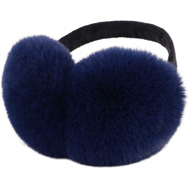Men Women's Faux Furry Warm Winter Outdoors Ear Muffs - BS0JO85S1