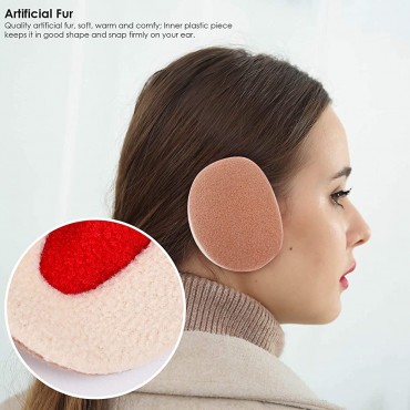 SH-RuiDu Bandless Ear Warmers Winter Warm Ear Muffs for Men Women - BXHK81D35