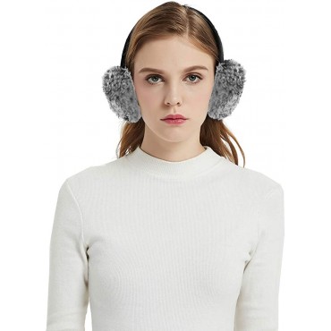 Unisex Fleece Ear Muffs Ear Warmers-Winter Outdoor Classic Earmuffs Earwarmers by Aurya - BROW2C13S