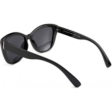 FEISEDY Polarized Vintage Sunglasses American Square Jackie O Cat Eye Sunglasses B2451 - BRUFT2IYV