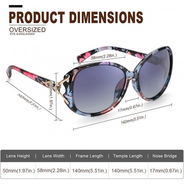 FIMILU Sunglasses for Women Trendy Polarized Sunglasses Oversized Big Sun Glasses Ladies Shades UV Protection - BW8QIAQ17