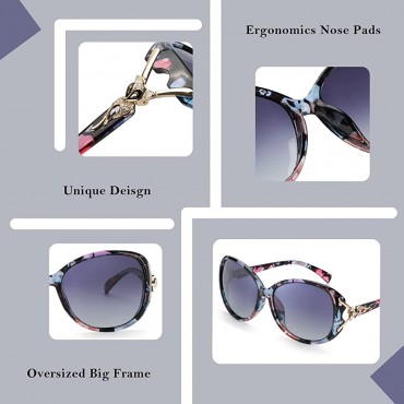 FIMILU Sunglasses for Women Trendy Polarized Sunglasses Oversized Big Sun Glasses Ladies Shades UV Protection - BW8QIAQ17