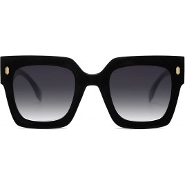 SOJOS Vintage Oversized Square Sunglasses for Women,Retro Womens Luxury Big Sun Glasses UV400 Protection SJ2194 DANA - BFH6FCS94