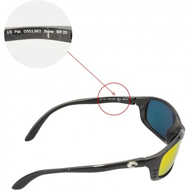 Walleva Replacement Lenses for Costa Del Mar Brine Sunglasses Multiple Options Available - BOWMFZQ16