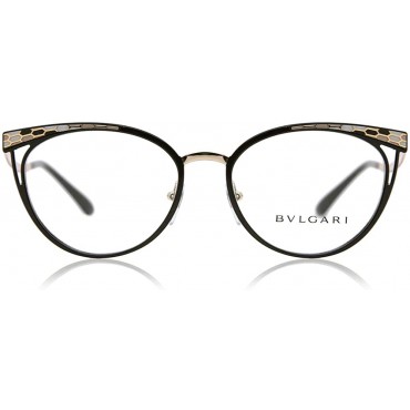 Bvlgari BV2186 Women's Eyeglasses Black Pale Gold 53 - BVMWYNX57
