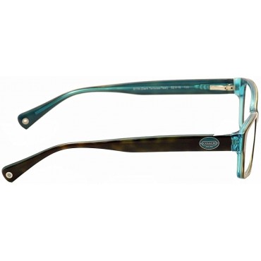 Eyeglasses Coach 0HC6040 5116 DARK TORTOISE TEAL 52-16-135 - BCCJN1WR2