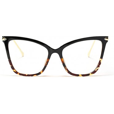 FEISEDY Oversized Cat Eye Glasses Frame with Clear Lenses Eyewear for Women B2460 - BCNI94V4F
