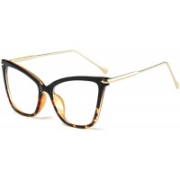 FEISEDY Oversized Cat Eye Glasses Frame with Clear Lenses Eyewear for Women B2460 - BCNI94V4F