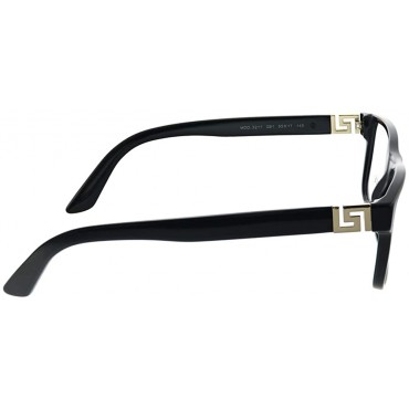 Versace VE 3211 GB1 Black Plastic Rectangle Eyeglasses 55mm - BOLNBWF71