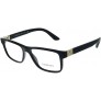 Versace VE 3211 GB1 Black Plastic Rectangle Eyeglasses 55mm - BOLNBWF71