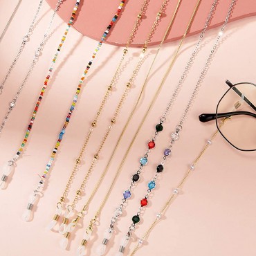 12 Pieces Eyeglass Chain Eye Glasses Accessory Chain for Women - BS93CE1I4