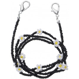 Daisy Flower Beads Sunglasses Lanyards Holder Chain Necklace Anti-Lost Strap - BRA1V872K