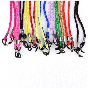 eBoot 12 Pieces Eyeglass Cord Glasses Strap Eyewear Retainer with Glasses Cloth - BM81DY19K