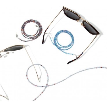 Eyeglass Chain for Women | Beaded Eyeglass Strap | Glasses Holder Around Neck 4 Pack - BZNHMI23D
