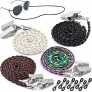 Glasses Strap Chains Premium ECO Leather Eyeglass Holder Strap Strings Cords Glasses Lanyard for Men Women - BRKD924O8