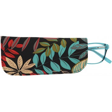 2 Pack Soft Eyeglass Slip Case For Women & Men In A Variety of Colors & Patterns - BU1YG7B5D