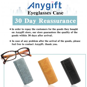 ANYGIFT Glasses Case Handmade Portable Eyeglasses Case Marble Magnetic Closure Sunglasses Case for Men Women - BBS71DY76