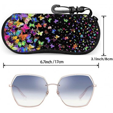 Sunglasses Soft Case Ultra Light Portable Eyeglass Case with Zipper Eyeglasses Case for Men & Women - B01UAEWLE