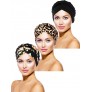 3 Pieces Women Turban Head Wrap Pre-Tied Bonnet Beanie Hat Sleeping Cap Headwrap - BVER07UC0
