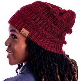 Beautifully Warm Women’s Winter Hat | Slouchy Beanie Satin Lined Hat for Women - BHWKSVPU4