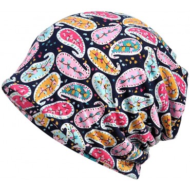 Womens Slouchy Beanie Infinity Scarf Sleep Cap Hat for Hair Loss Cancer Chemo - BLV4RU1BW