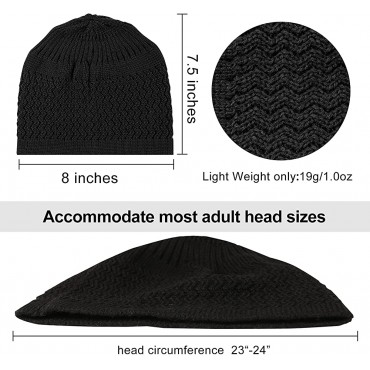 Xeiwagoo 6 Pieces Beanie Kufi Skull Caps Knit Kufi Hat Under Helmet Beanie Hats for Men and Women - BQSYZEXU8