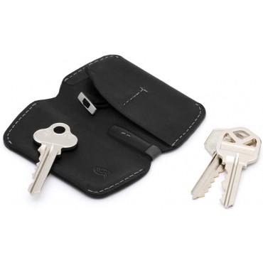 Bellroy Key Cover 2nd Edition Leather Key Cover Holds 2-4 Keys Black - BZA07V77W