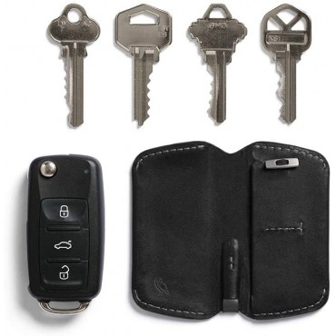 Bellroy Key Cover 2nd Edition Leather Key Cover Holds 2-4 Keys Black - BZA07V77W