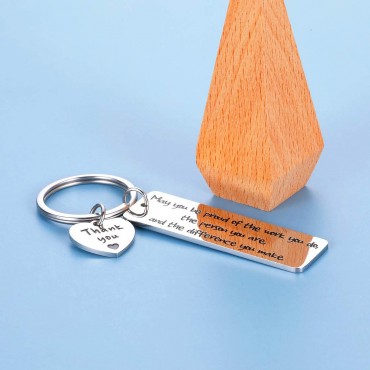 Coworker Employee Appreciation Gift Keychain from Colleague Friend Boss Goodbye Farewell Motivation Present Boss Day Christmas May You Be Proud of the Work You Do Keyring Thank You Retirement Jewelry - B3NMAPF5C