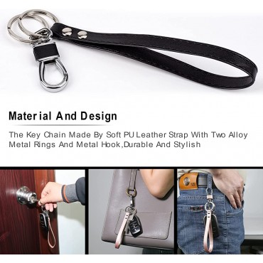 Essentials Keychain for women Lanyard Key Chain with Detachable Alloy Metal Rings - B9ELQ6AX6