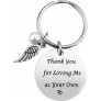 Step Mom Gifts Keychain Mother's Day Gift for Step Mom From Daughter Son Thank You for Loving Me As Your Own Stepmother Keychain Step Mom Christmas Gifts Birthday Gifts - B2TVX5G6W
