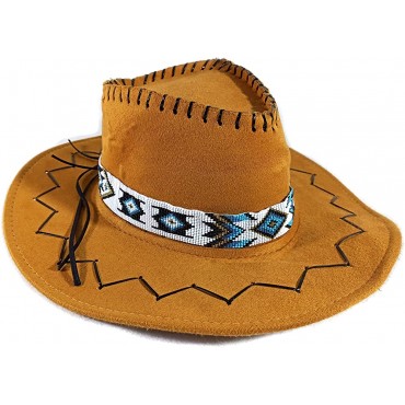Beaded Hatband Native American Style Southwestern Cowboy Rode Handmade Head Hat Band Collection [ ] - B1IQC3DMC