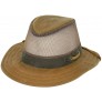 Outback Trading Men's Standard Cotton Oilskin Hat Field Tan X-Large - BVBBX2MS6