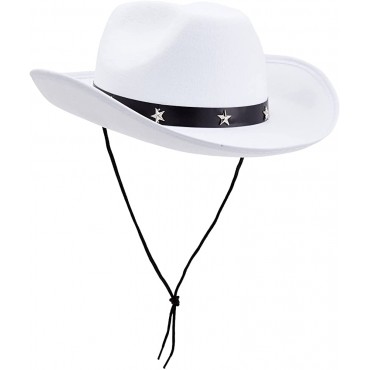 Zodaca Felt Cowboy Hat for Women and Men - B36J03NZ1