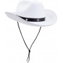 Zodaca Felt Cowboy Hat for Women and Men - B36J03NZ1