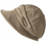 CHARM Womens Newsboy Winter Hat Organic Cotton Bonnet Visor Casquette Chemo Cap - BY4H5QH31