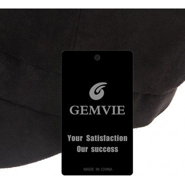 GEMVIE Newsboy Cap for Women 8 Panel Ivy Cabbie Beret Visor Brim Hat with Elastic Back - BCKT7YWJF