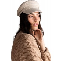 Gigi Pip Women's Linen Newsboy Cap Gatsby Fashion Hat Ladies - B9041SP8Q