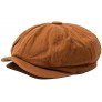 Jokejojack Men's and Women's Short Brim Forward Hat Newsboy Cap Cotton Beret Unisex - BJX22R0EU