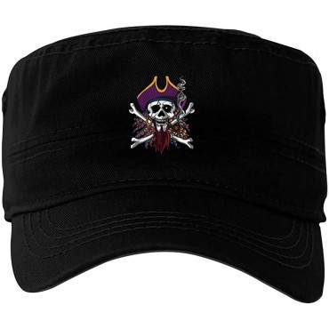 Jolly Roger Pirate Flag Skull & Crossbones Buccaneer Women's Men Unisex Classic Newsboy Caps Beret - BBJ4B27BE