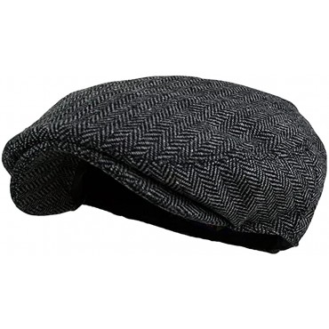 Men Women Retro Beret Flat Cap Newsboy Gatsby Hat Plaid Print Cabbie Beret Hat Driving Hunting Fishing Hat Winter - BJSHH5837